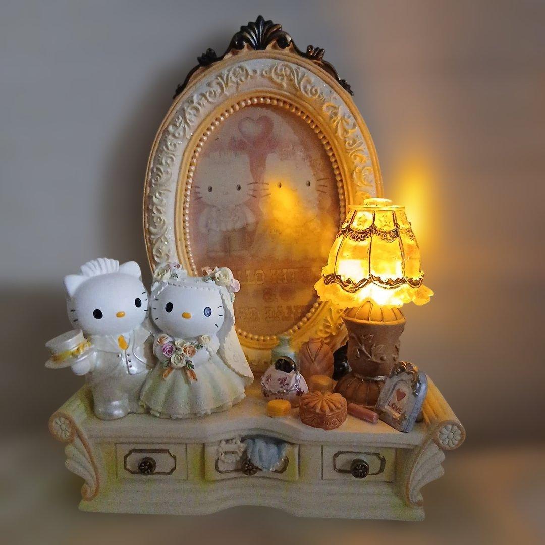 ハローキティ♡ダニエル　ウェディングランプ フォトフレーム【希少レア】 激レア！ハローキティ 激レア！ハローキティ ダニエル ウェルカム