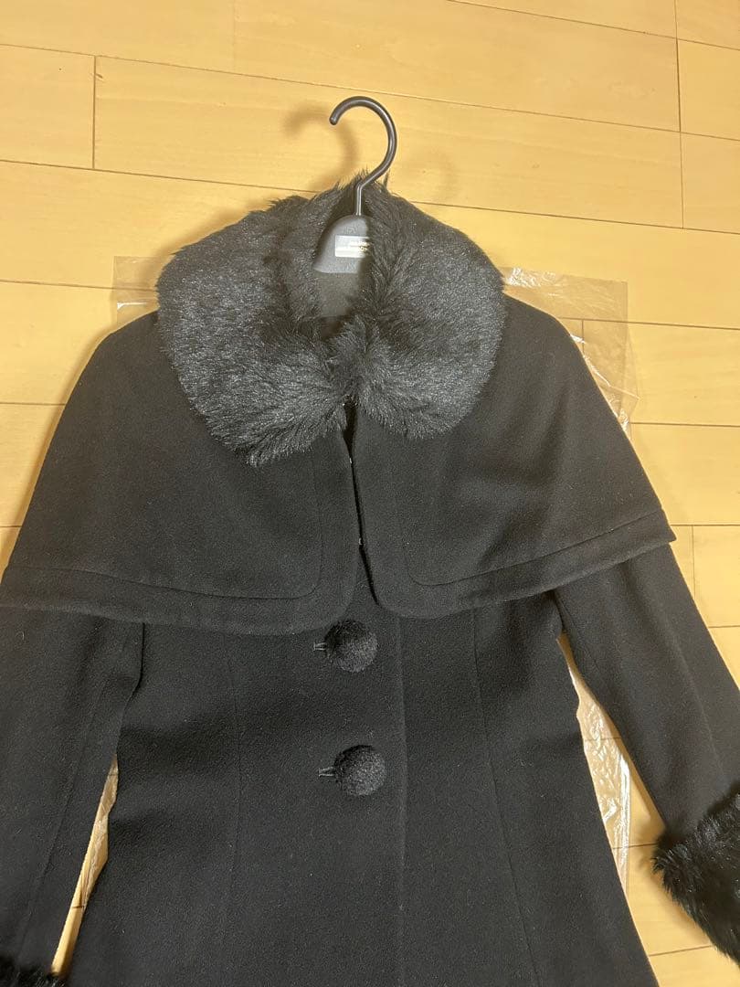 Jane Marple ジェーンマープル ケープ付きAラインコート 未着用新品