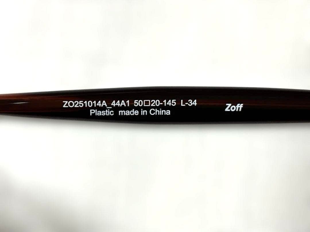 新品・未使用】Zoff×銀魂 20周年記念コラボ 神威 メガネ ウェリントン