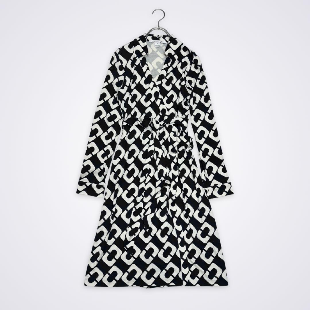 美品】DIANE von FURSTENBERG ラップワンピース チェーン柄 - メルカリ