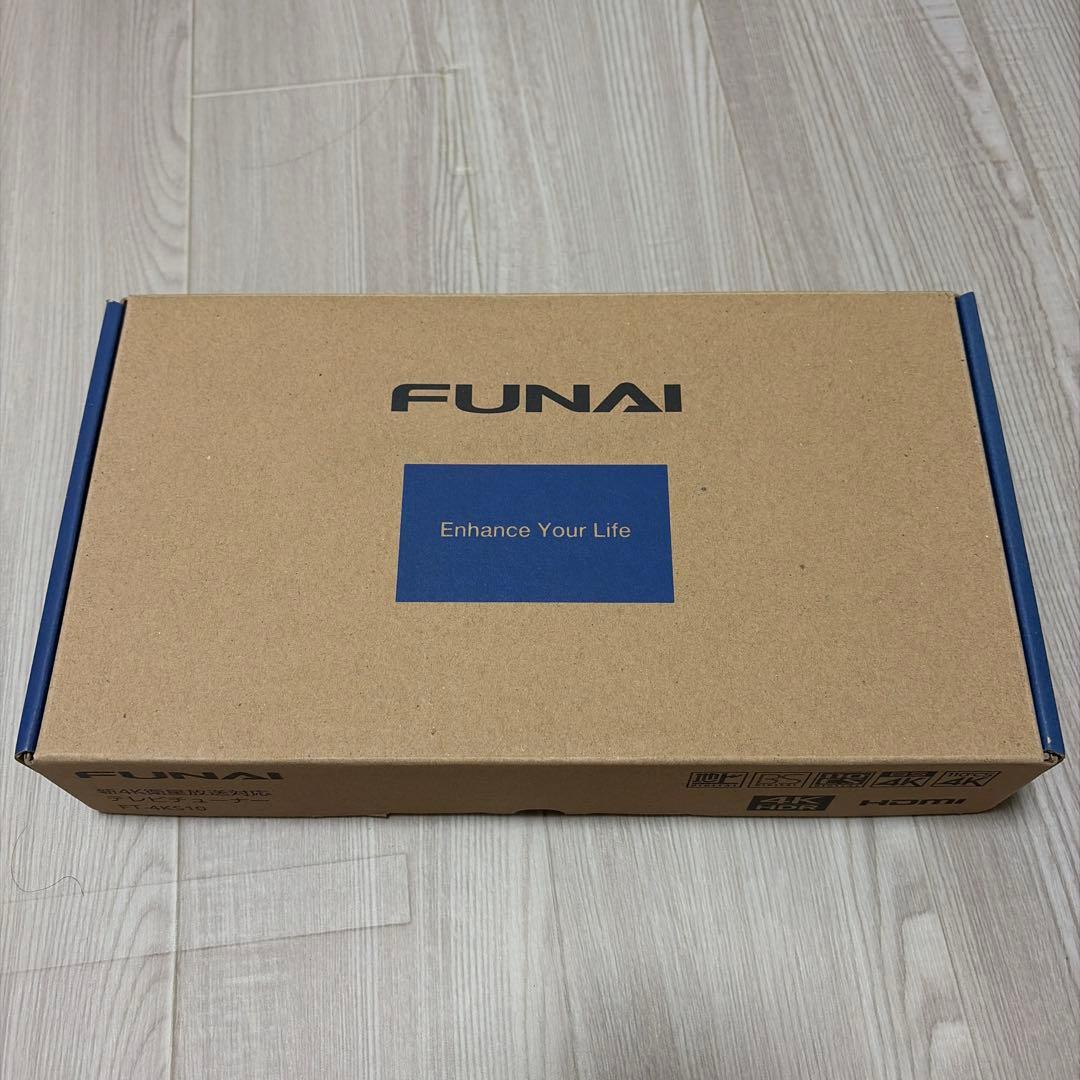 【新品・未使用・箱付き】 FUNAI 4Kチューナー FT‑4KS10 Amazon | FUNAI フナイ FT-4KS10 テレビチューナー 新4K衛星放送対応