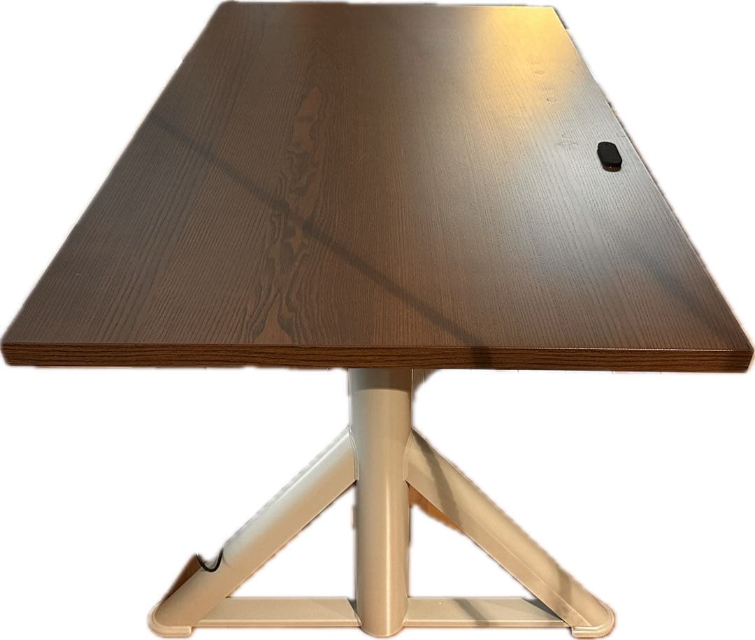 IKEA IDÅSEN（イドーセン）昇降式 ブラウン/ベージュ120×70cm IDÅSEN イドーセン デスク 昇降式, ブラウン/ベージュ, 160x80 cm - IKEA