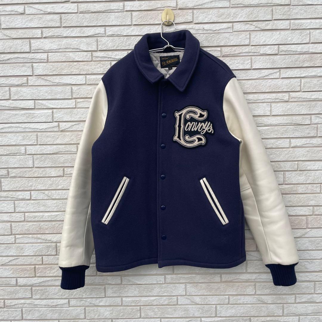 ラディアル スタジャン 40 ネイビー 牛革