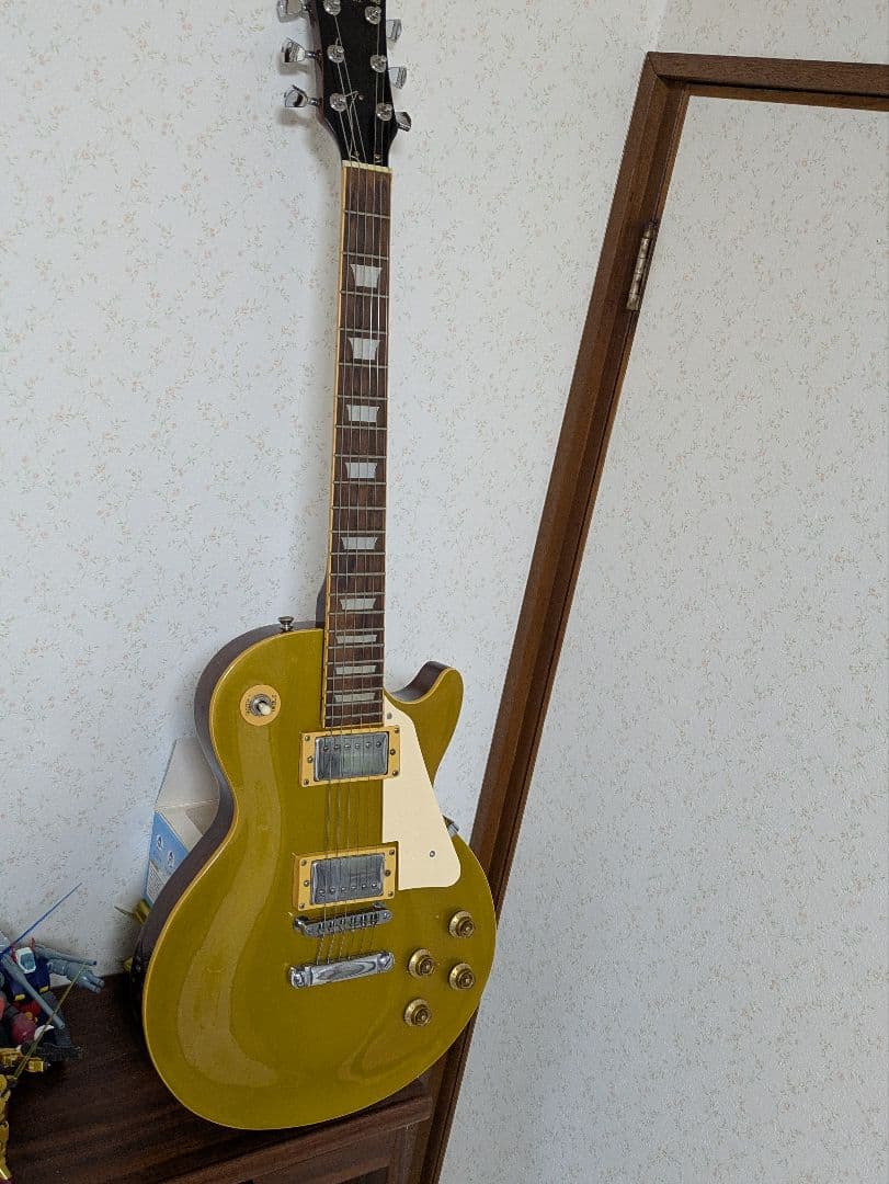 激レア ゴールドトップ レスポールエレキギター DH Vamp Co エピフォン