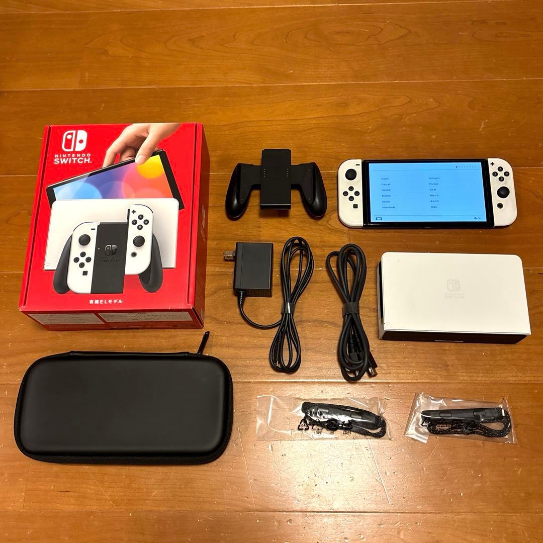 Nintendo Switch 有機ELモデル ケース付き Switch】 Nintendo Switch（有機ELモデル） キャリングケース（画面
