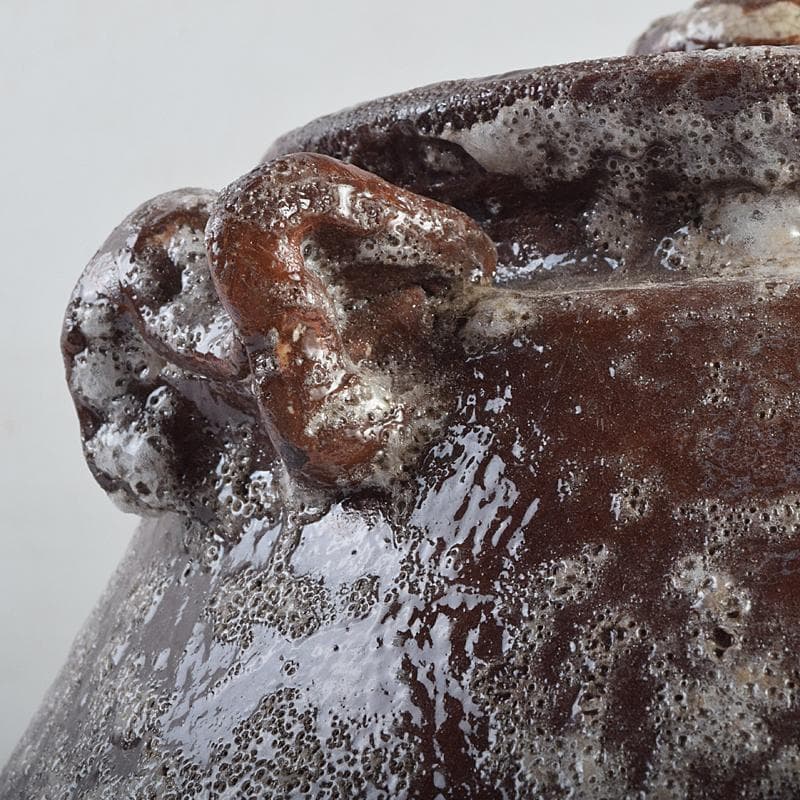 茶道具 加藤唐九郎（一ム斎）作 鼡志野算玉 水指 清水公照極め箱