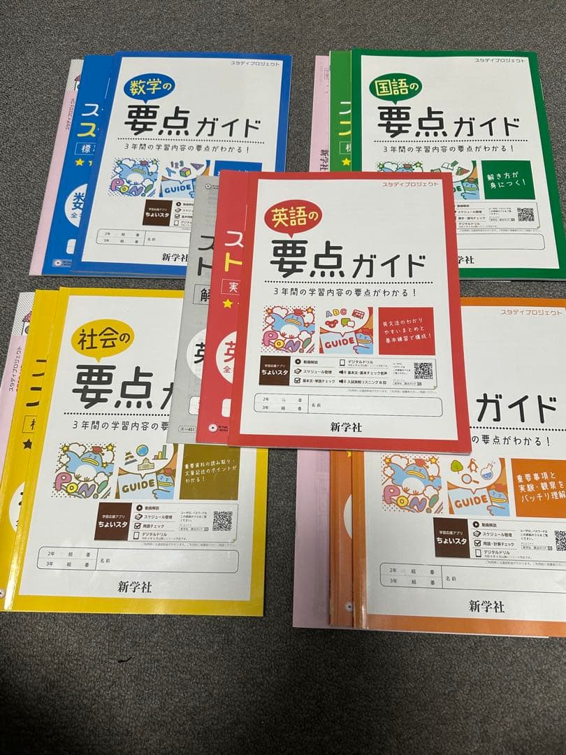 学習参考書セット 中学・高校生向け 高校受験問題集 高校入試過去問問題