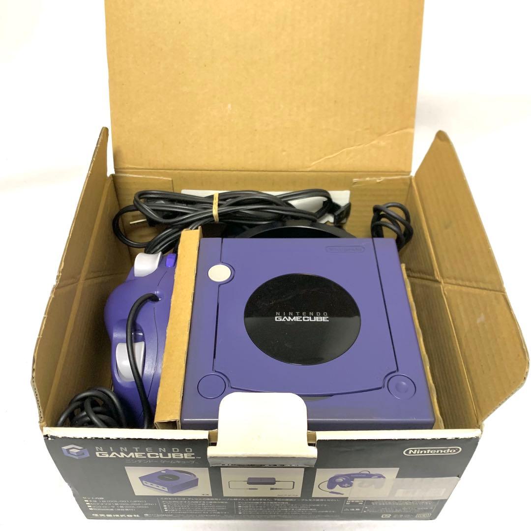 ニンテンドー ゲームキューブ GAMECUBE 本体 バイオレット 箱付き