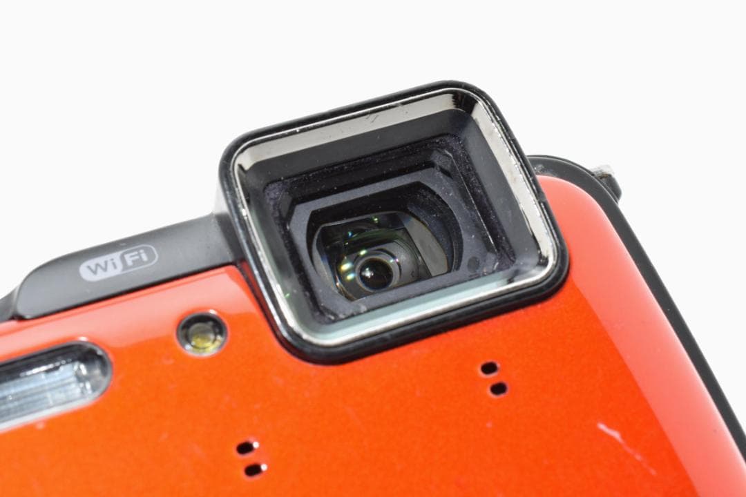 訳あり特価！ Nikon COOLPIX AW120 防水 オレンジ コンデジ - メルカリ