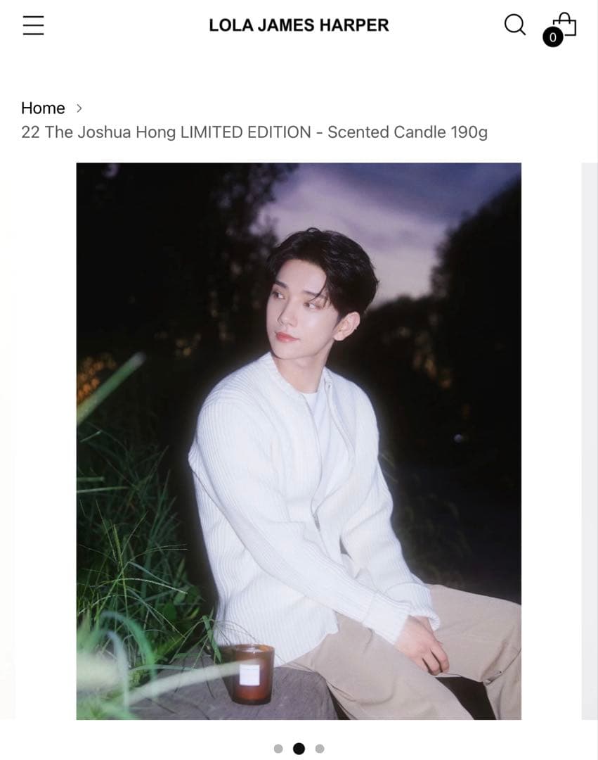 LOLA JAMES HARPER JOSHUA HONG キャンドル 22