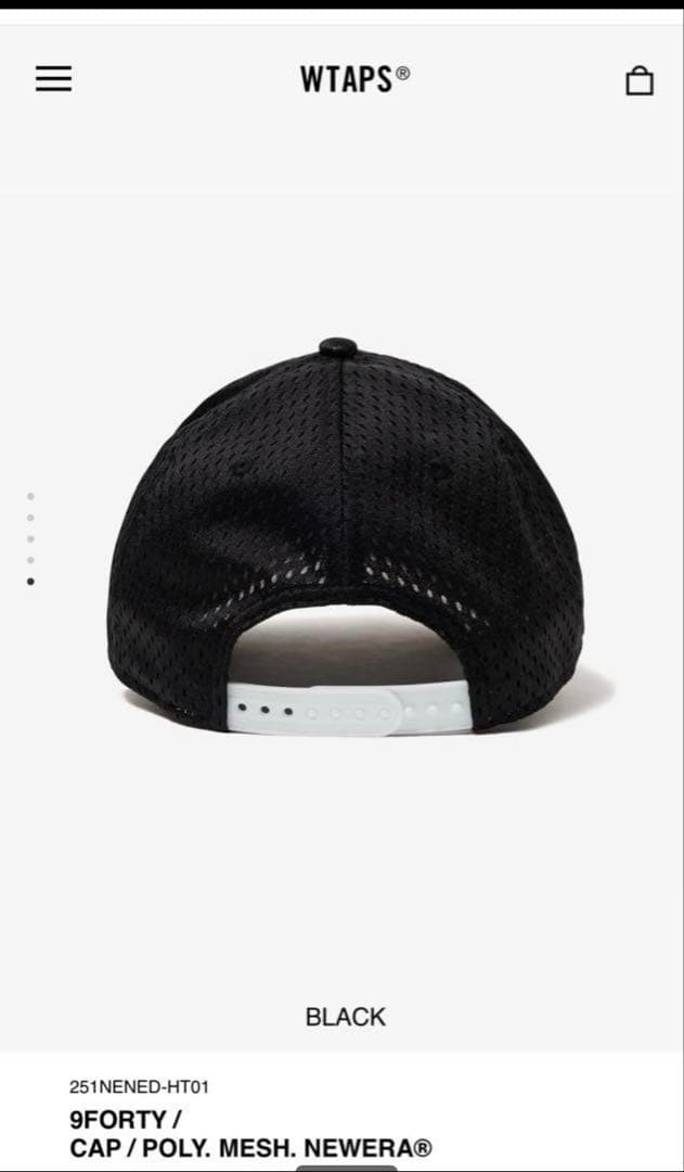 ダブルタップスwtaps 9Forty Cap Poly Mesh Newera - メルカリ