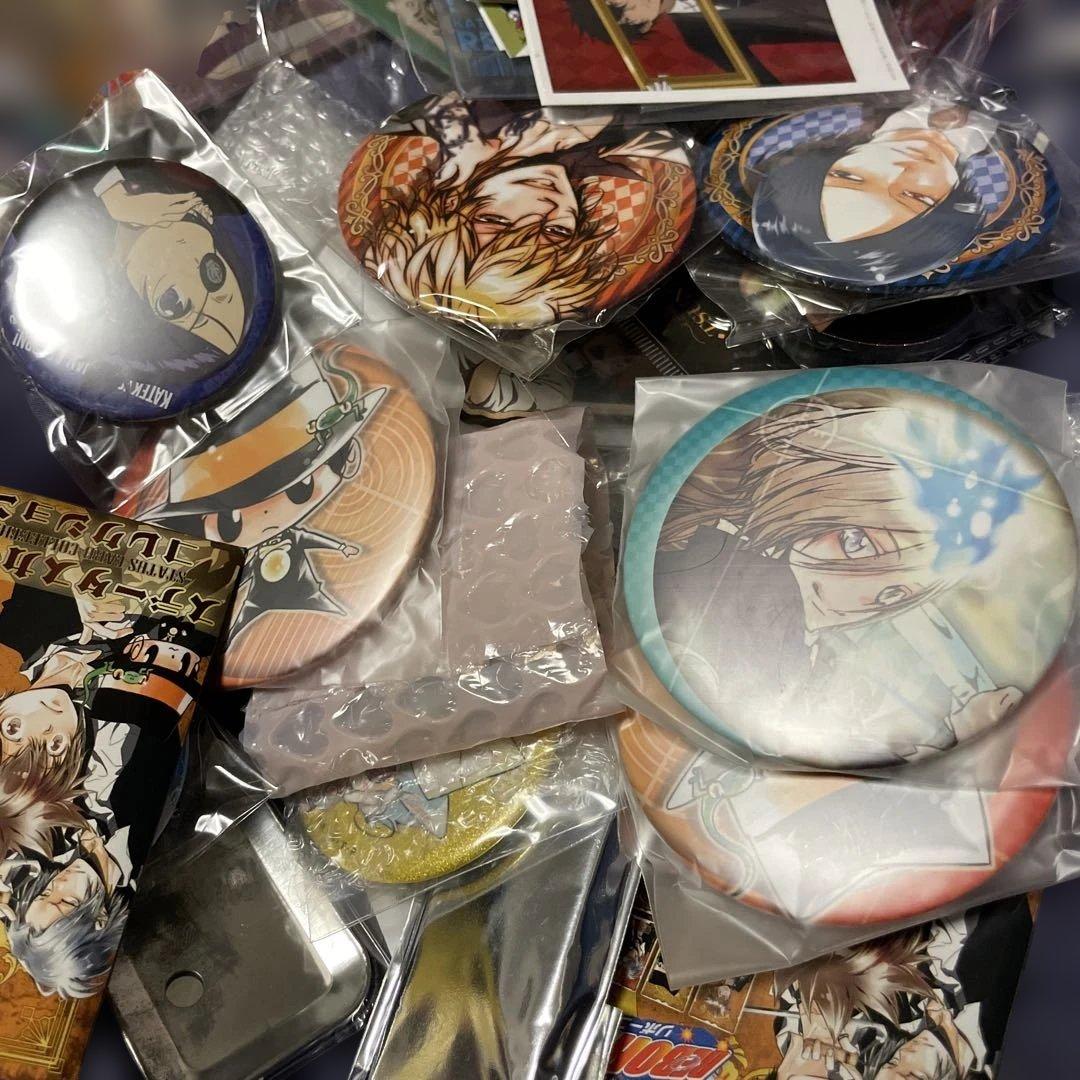 公*o様 【リボーン】缶バッジ・アクリル系・紙類まとめて売り 予約商品3月中旬発送】家庭教師ヒットマンREBORN! アート缶バッジ＿