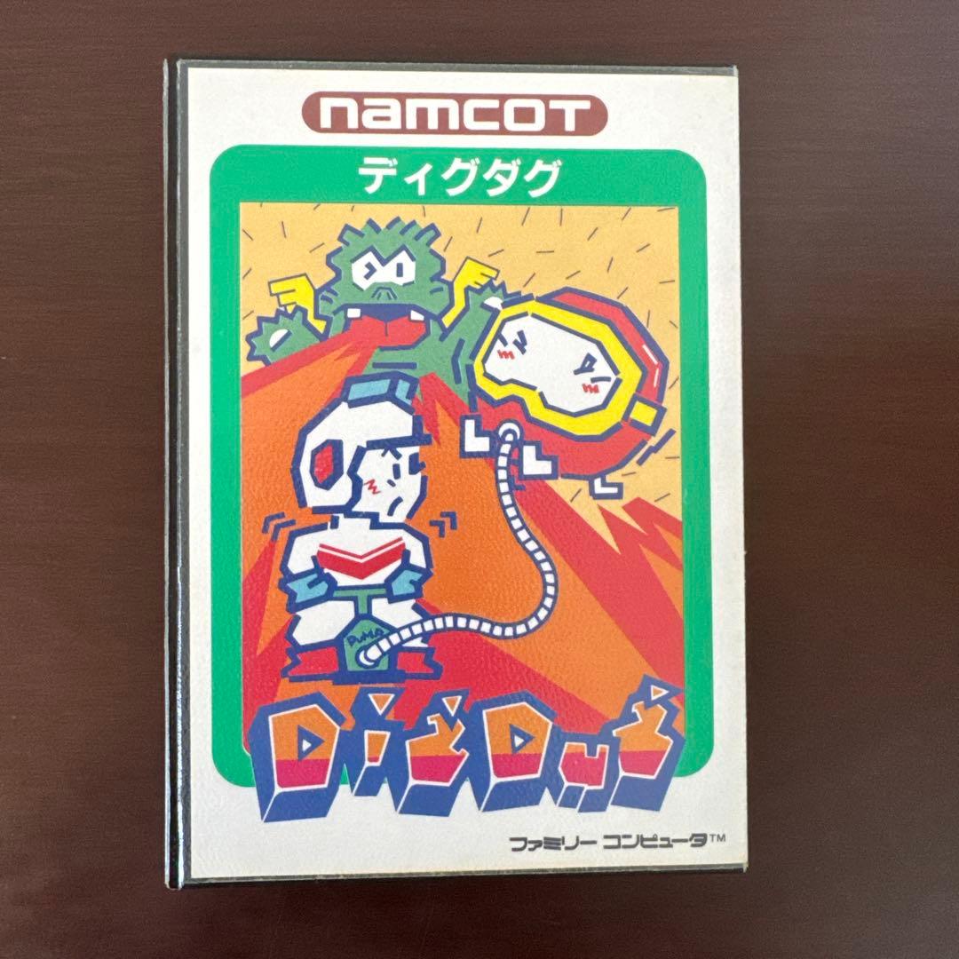 極美品・完品】ディグダグ 再販プラ箱 ファミコンソフト 鬼レア ナムコ