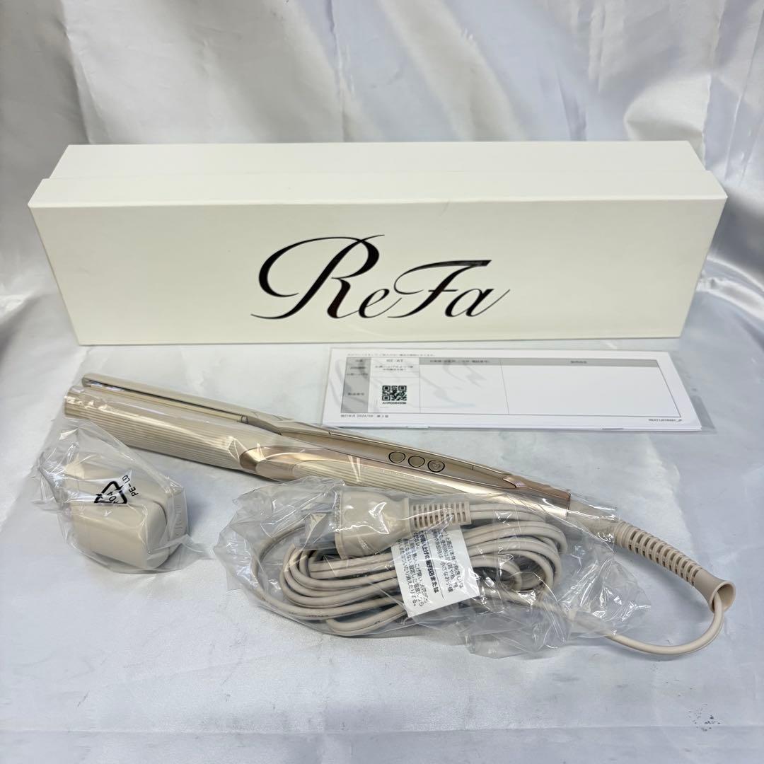 新品未使用 リファ RE-AT-20A ストレートアイロン 00001 dショッピング |☆ReFa STRAIGHT IRON PRO アイボリー / リファ