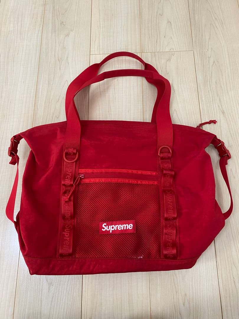 美品】Supreme Zip Tote 20AW トートバッグ 美品 赤 - メルカリ