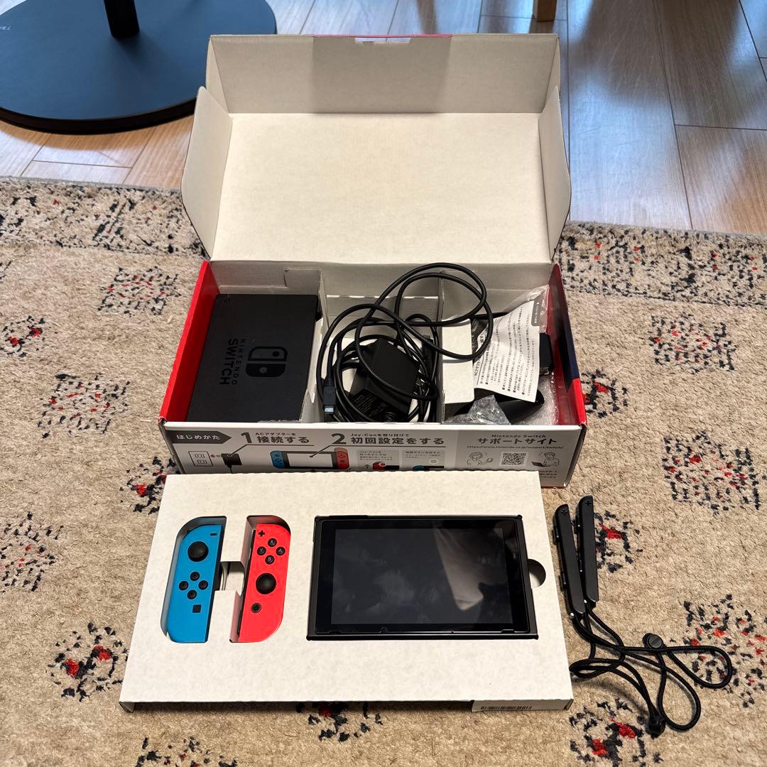 【純正プロコン付】Nintendo Switch 本体バッテリー強化版　動作良好 Switch 本体 バッテリー強化版 プロコン付 美品｜Yahoo!フリマ（旧