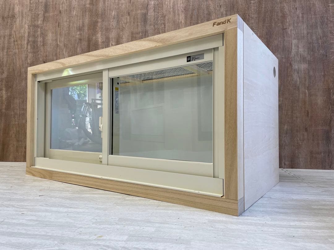 FandK爬虫類木製ケージ アルミサッシ仕様 900×450×450 - メルカリ