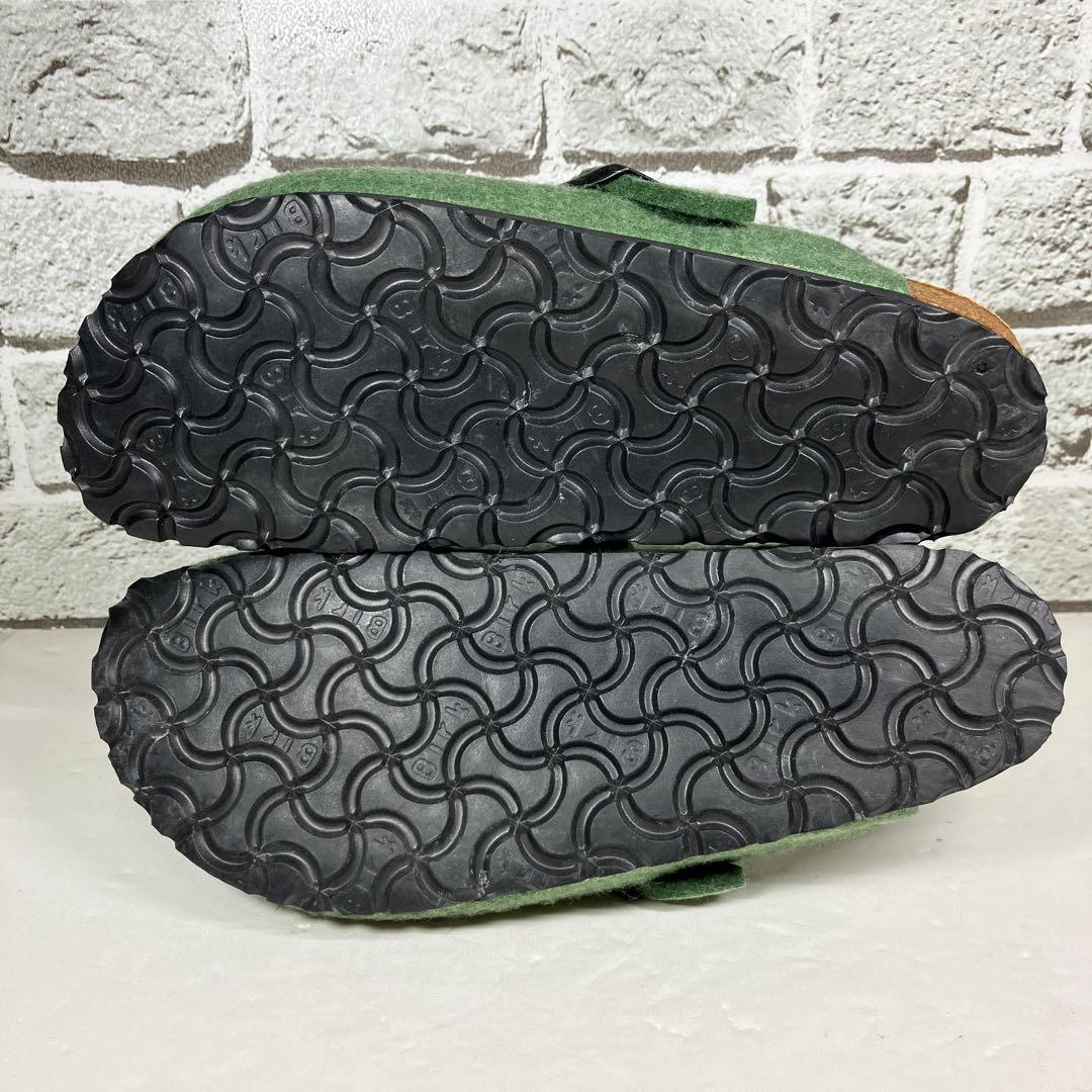 希少カラー】ビルケンシュトック ボストン フェルト サンダル グリーン