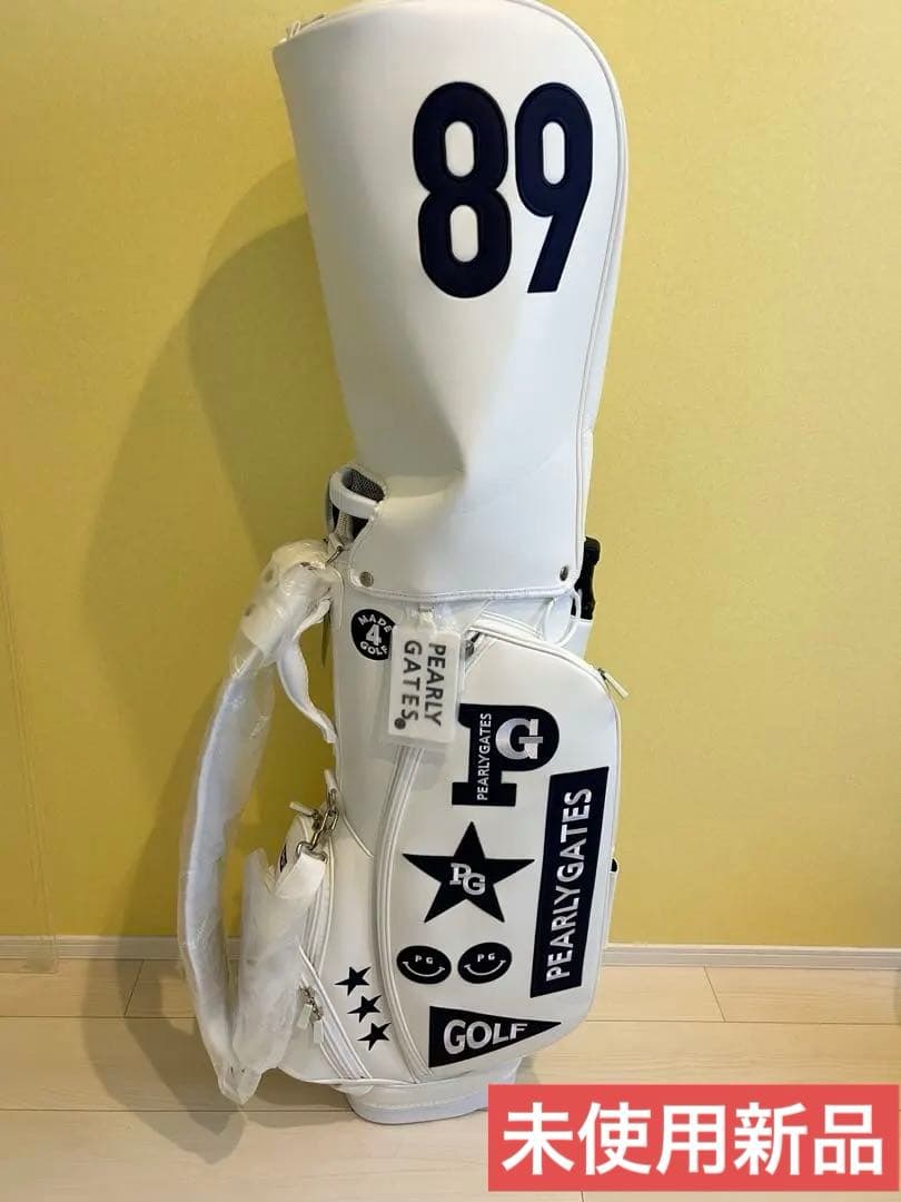 【未使用】PEARLY GATES ゴルフバッグ 89 PEARLY GATES パーリーゲイツ ゴルフ キャディバッグ スマイル89