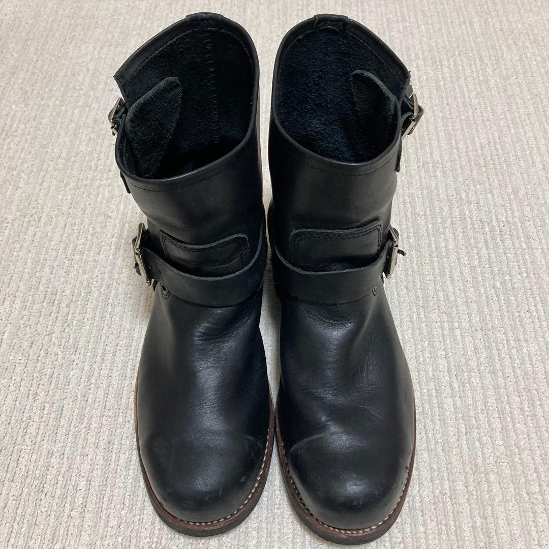 美品 Hawkins エンジニアブーツ ブラック 40015 スチールトゥ - メルカリ