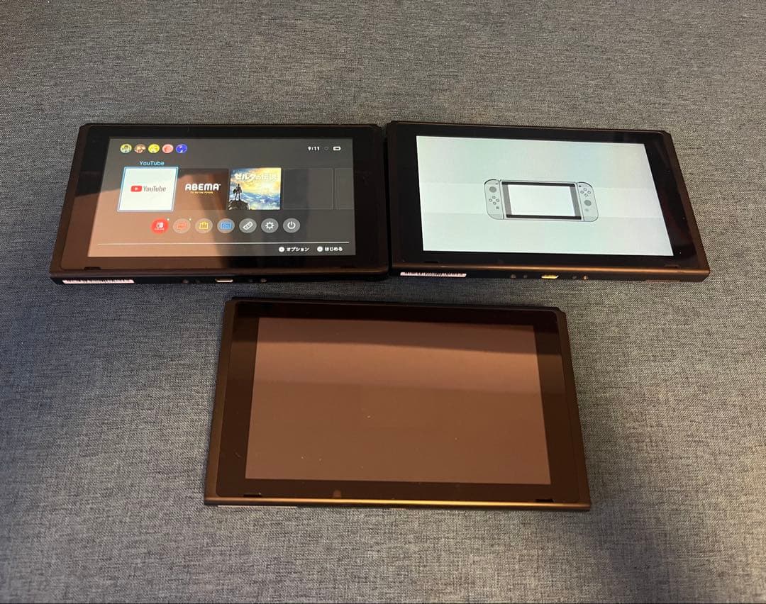 Nintendo Switch 本体のみ 3台セット 動作未確認 ジャンク Nintendo Switch 本体のみ 3台セット 動作未確認 ジャンク