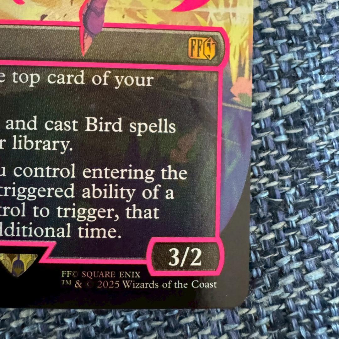 MTG 旅するチョコボ ネオンインク 赤 ピンク FOIL FF chocobo - メルカリ