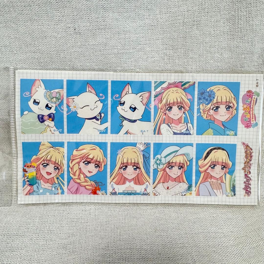 わんだふるぷりきゅあ！ 猫屋敷ユキ 証明写真風ラベル トレカ 缶バッジ