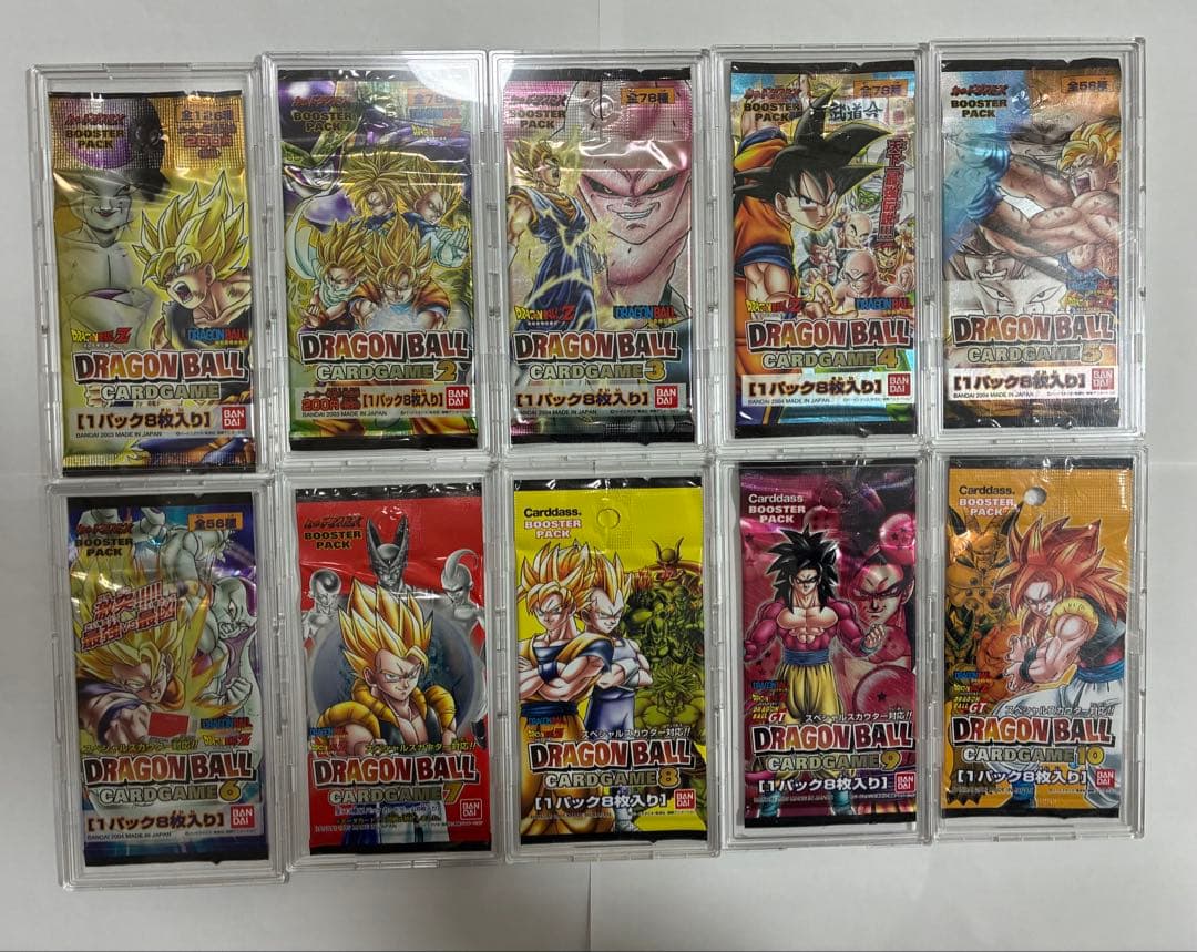 ドラゴンボールカードゲーム未開封パック【ケース付属しません】 オフィシャルカードケース&カードスリーブセット01 <バーダック
