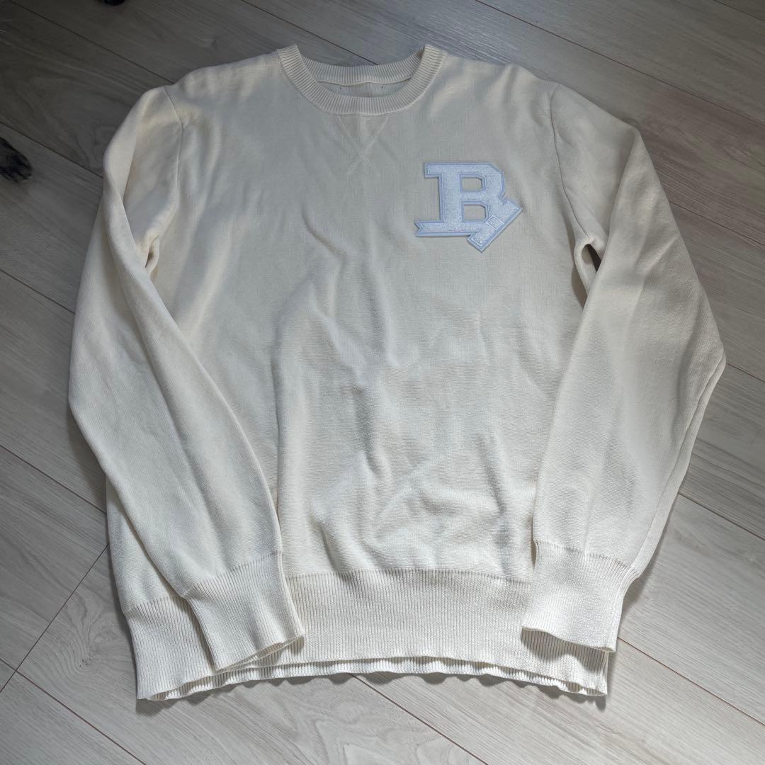 トップス Bibiy B CLUB KNIT WHITE M B51-KN077NVS.jpg?v=1753941128&