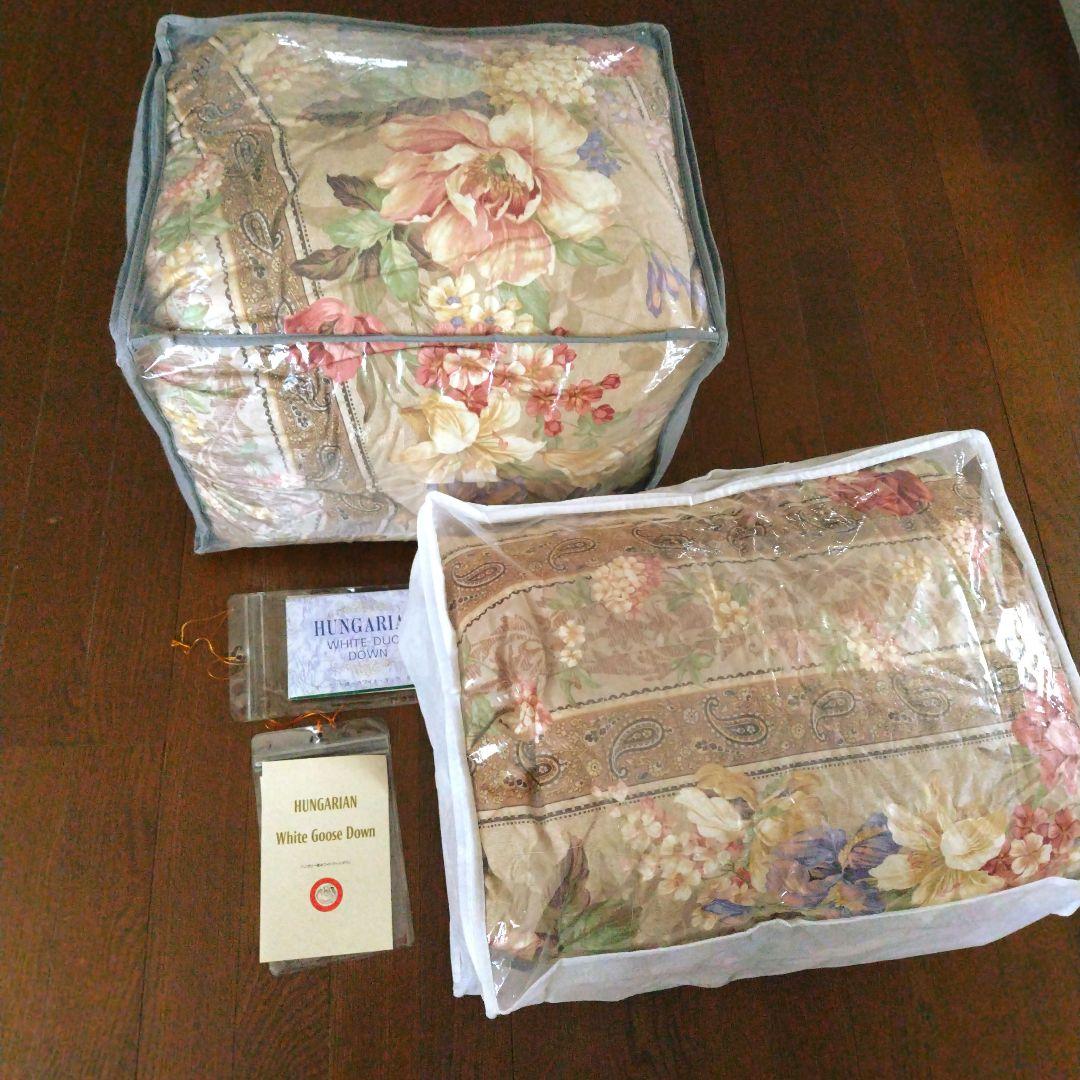 【紫帆様】ハンガリー産ホワイトダック・グースダウン　ツインダウン布団 Amazon｜羽毛布団 シングル ハンガリー産 ホワイト マザーダックダウン