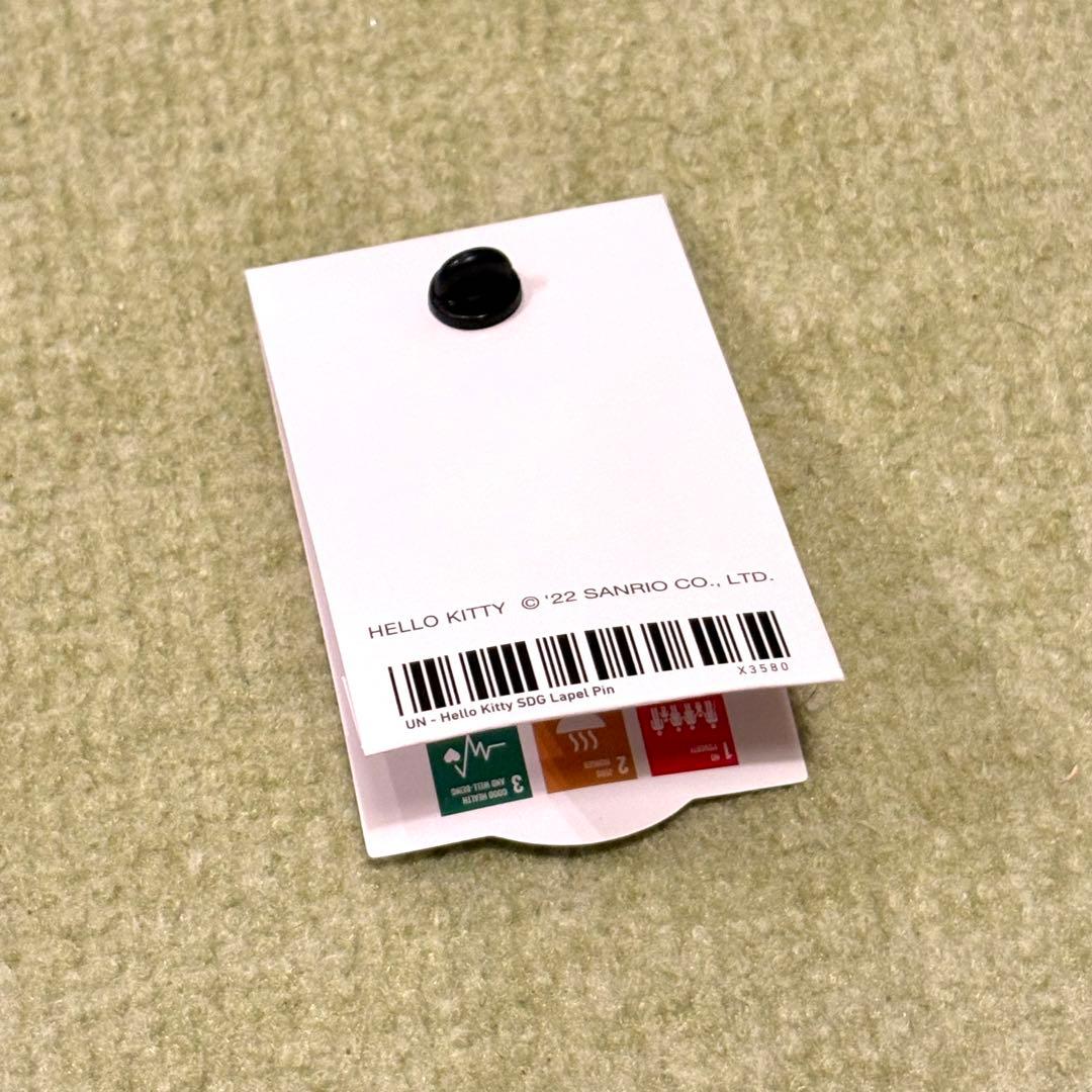 国連 SDGs ピンバッジ ハローキティ 新品未使用 台紙付き - メルカリ