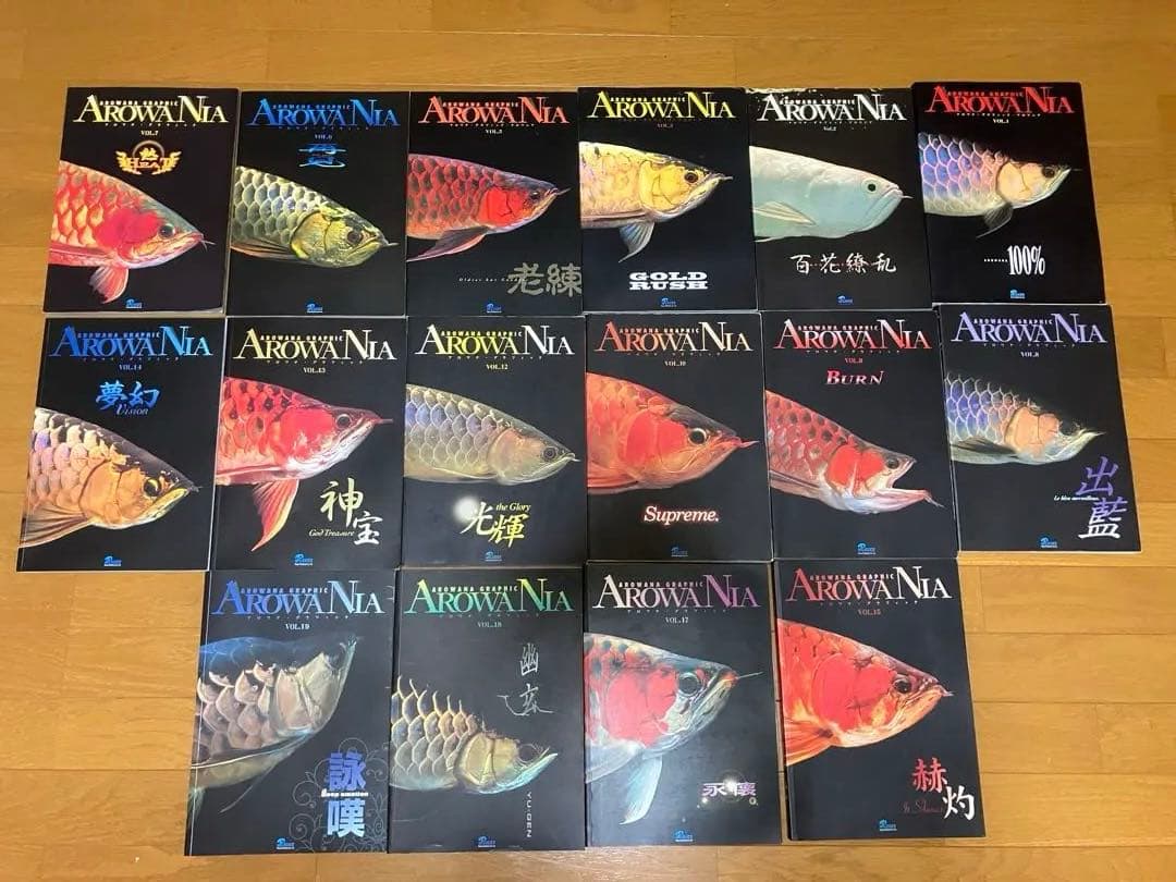 AROWANIA アロワニア 16冊セットまとめ売り アロワナ 150cmカスタムアロワナ水槽セット｜選べるセットでプロ仕様のアロワナ