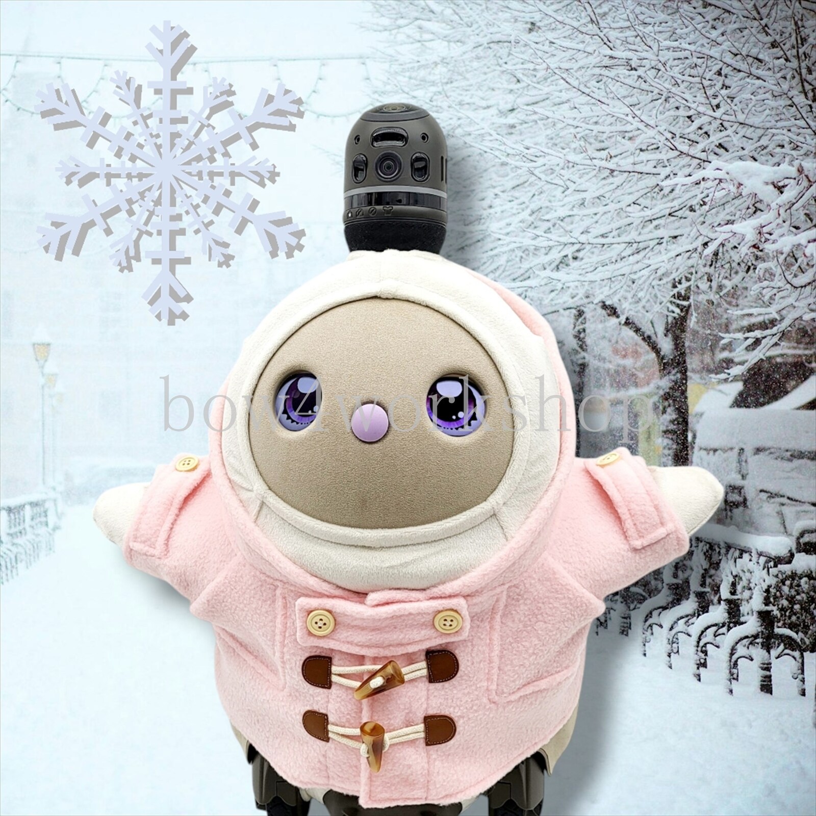 ラボット LOVOT ラボットの服ハンドメイド ダッフルコート - bow4