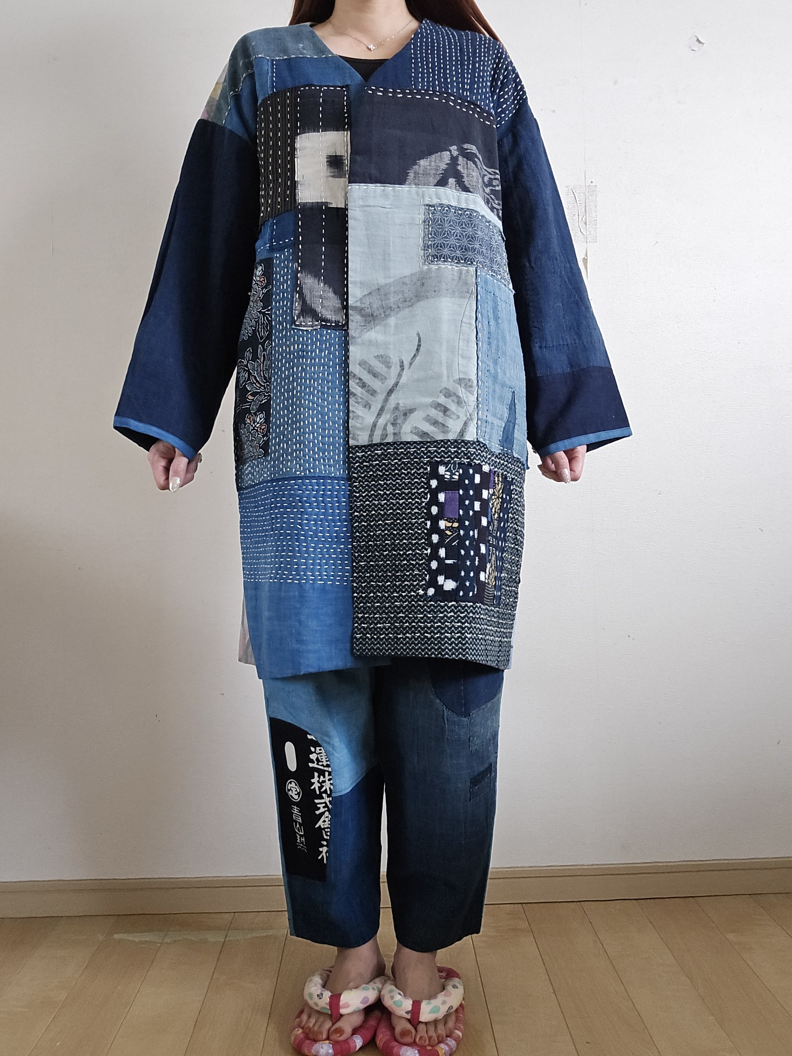 着物リメイク 手作り 相撲 浴衣(反物) チュニック - HANAHUKUJUN'S