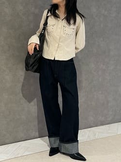 LAGUA GEM | EYELET POCKET COMPACT シャツ (シャツ・ブラウス ) |SHEL