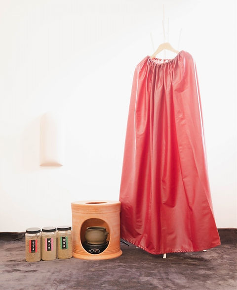 おしごとパック】Asuca黄土漢方よもぎ蒸しおしごとパック・黄土100