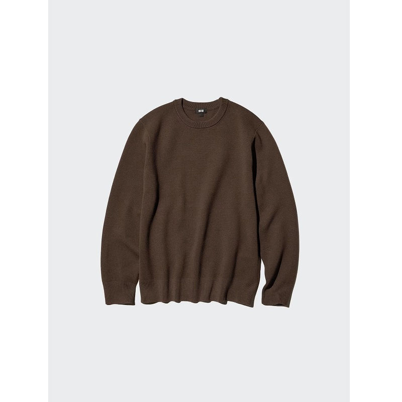 U Washable Milano Rib Crew Neck Sweater 478548 Japan best brand