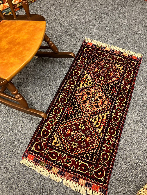 Ku！ビンテージvintageトライバルラグ ☆職人の手仕事 ☆トルクメン