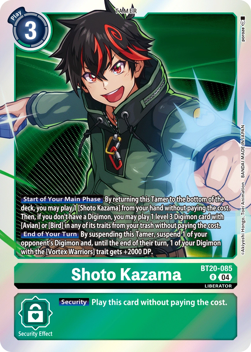 Shoto Kazama (BT20-085) | DigimonCardGame Wiki | Fandom
