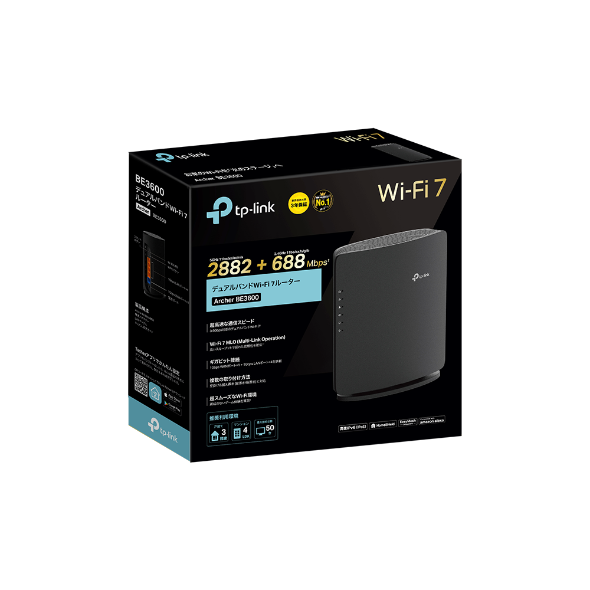 Archer BE3600 | BE3600 デュアルバンドWi-Fi 7ルーター | TP-Link 日本