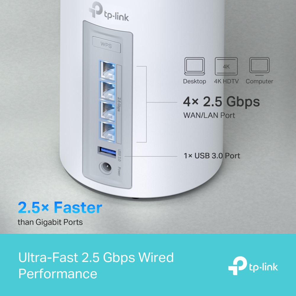 Deco BE65 | BE9300 Whole Home Mesh WiFi 7 System | TP-Link Nordic