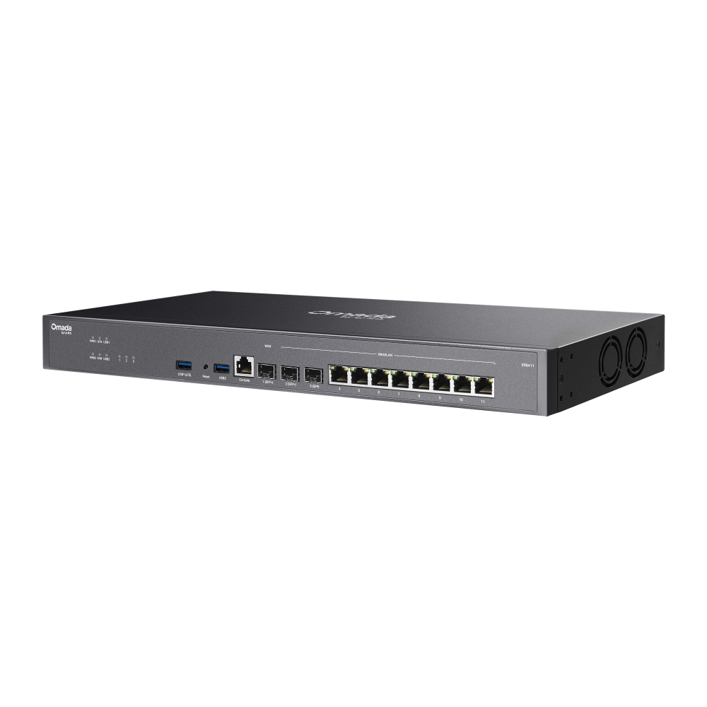 ER8411 | Omada VPN Gateway with 10G Ports | Omada Network Support