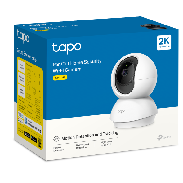 Tapo C210 | Pan/Tilt Home Security Wi-Fi Camera | TP-Link