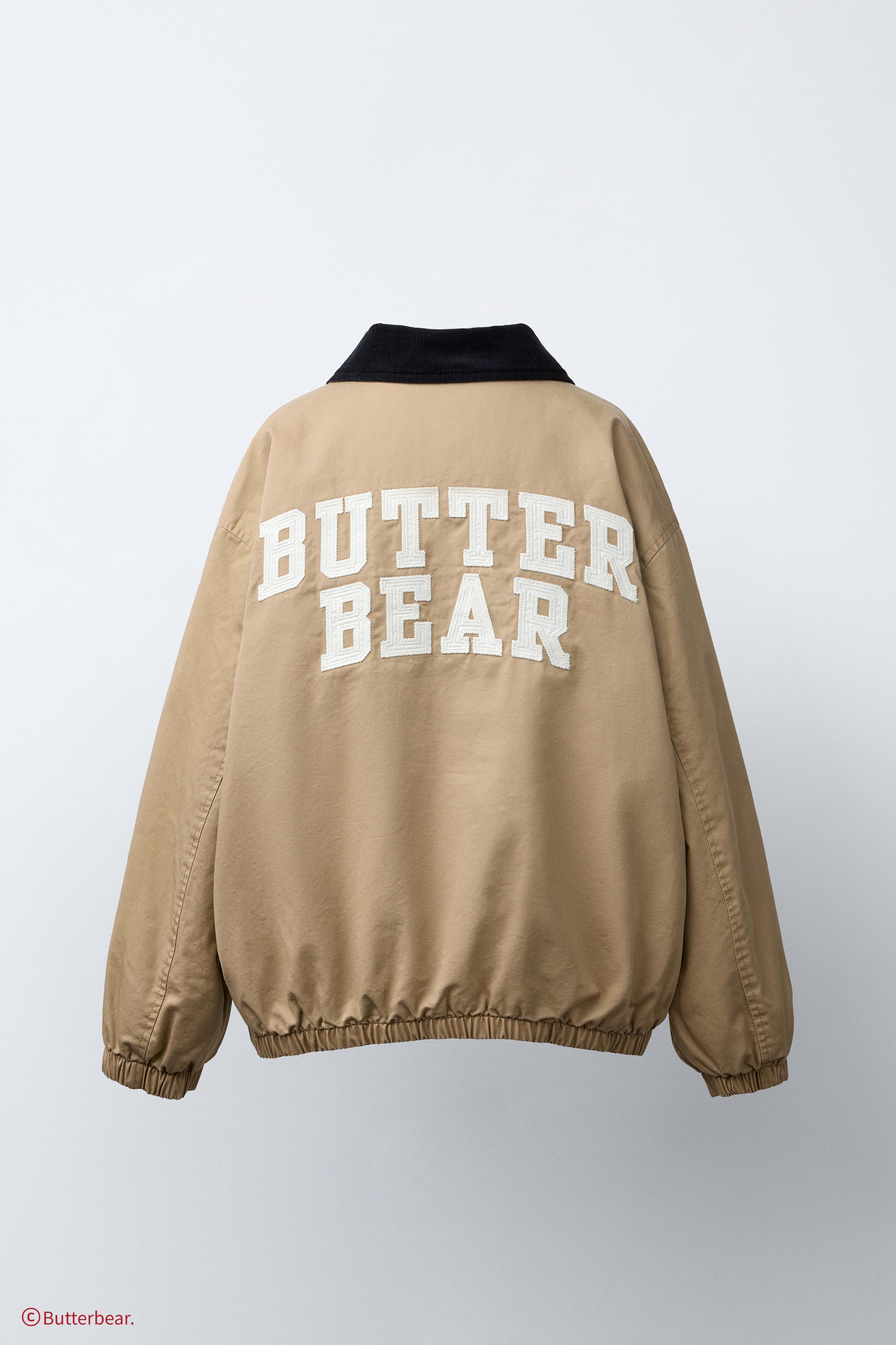BUTTERBEAR © コーデュロイ襟ボンバージャケット - キャラメル | ZARA