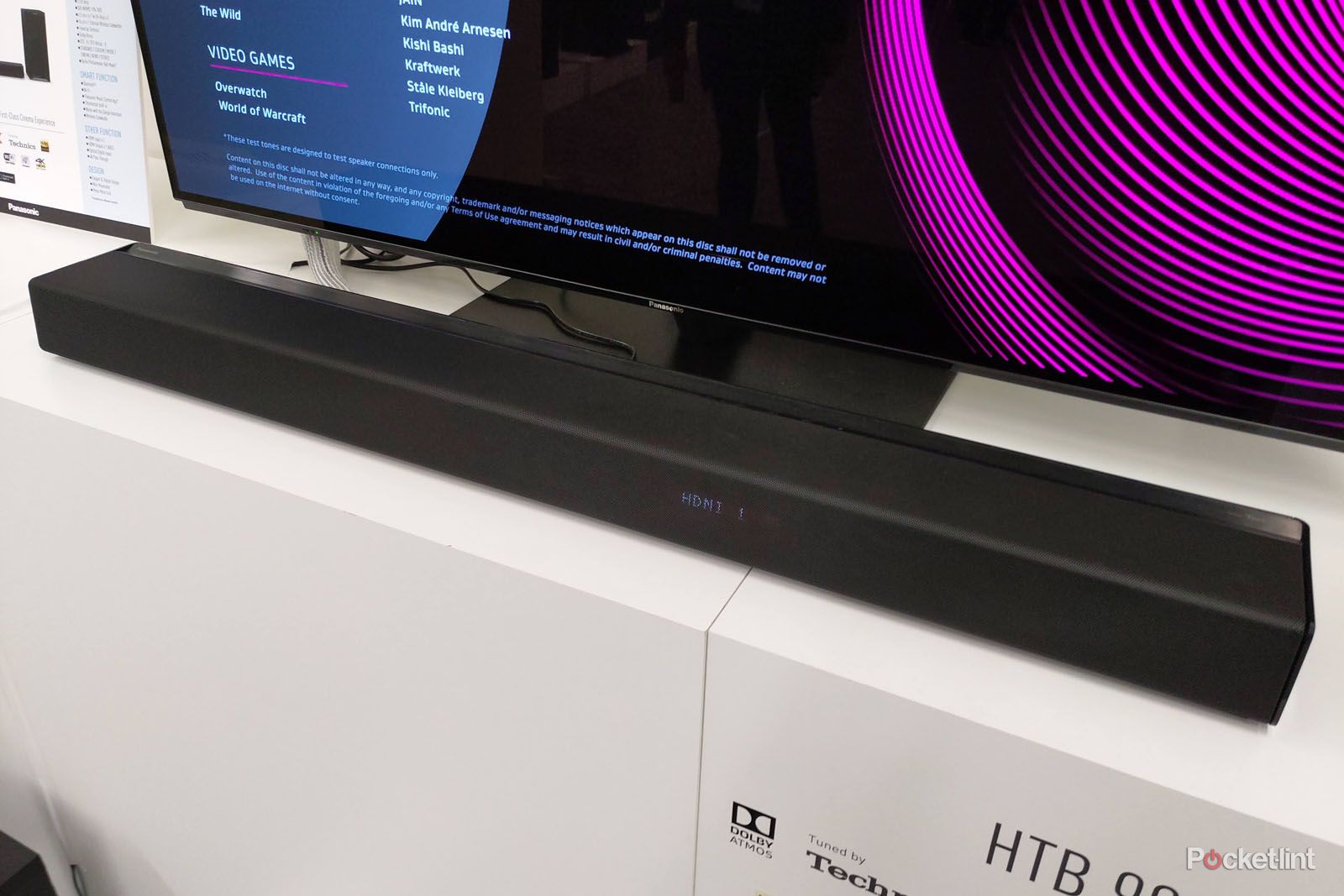 Panasonic HTB900 is a Technics-tuned soundbar supporting Dolby