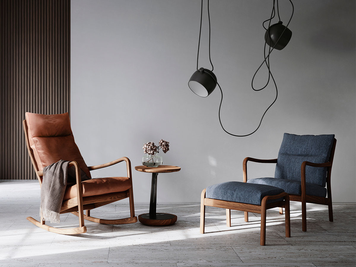 MASTERWAL BLUEPRINT STOOL ＆ OTTOMAN / マスターウォール ブルー