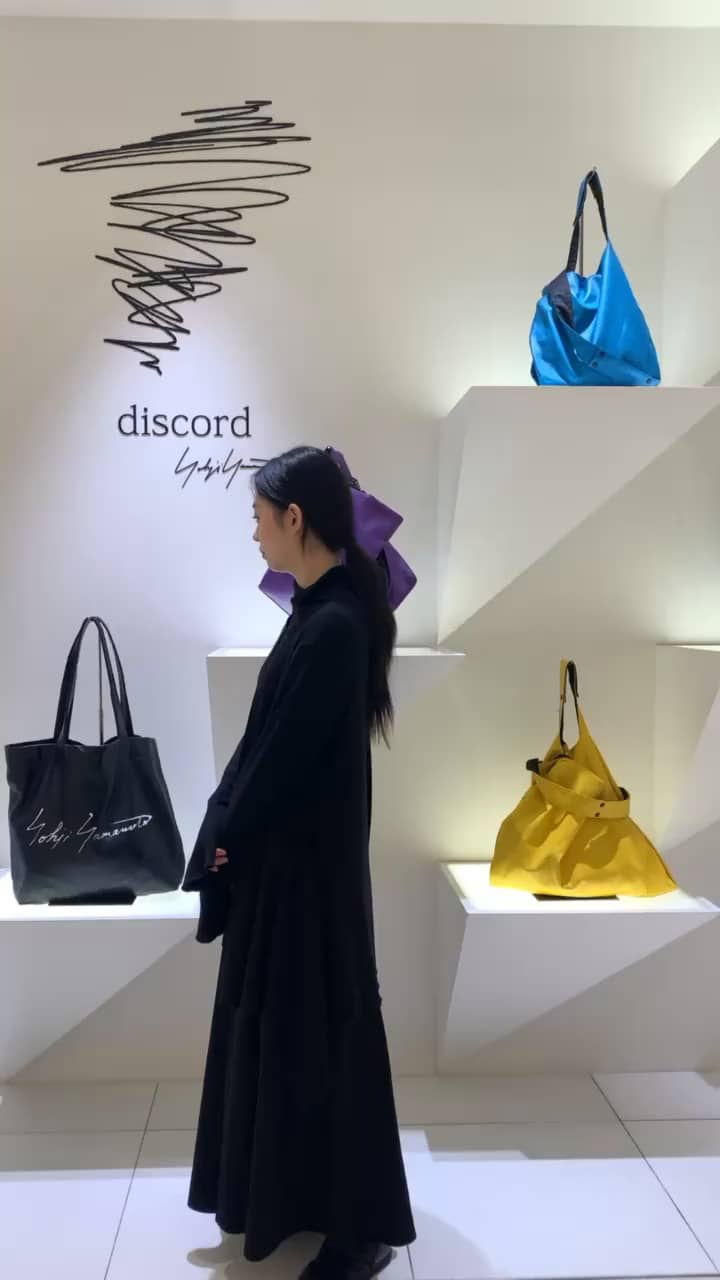 Signature pouch sacoche(FREE SIZE Black): discord Yohji Yamamoto