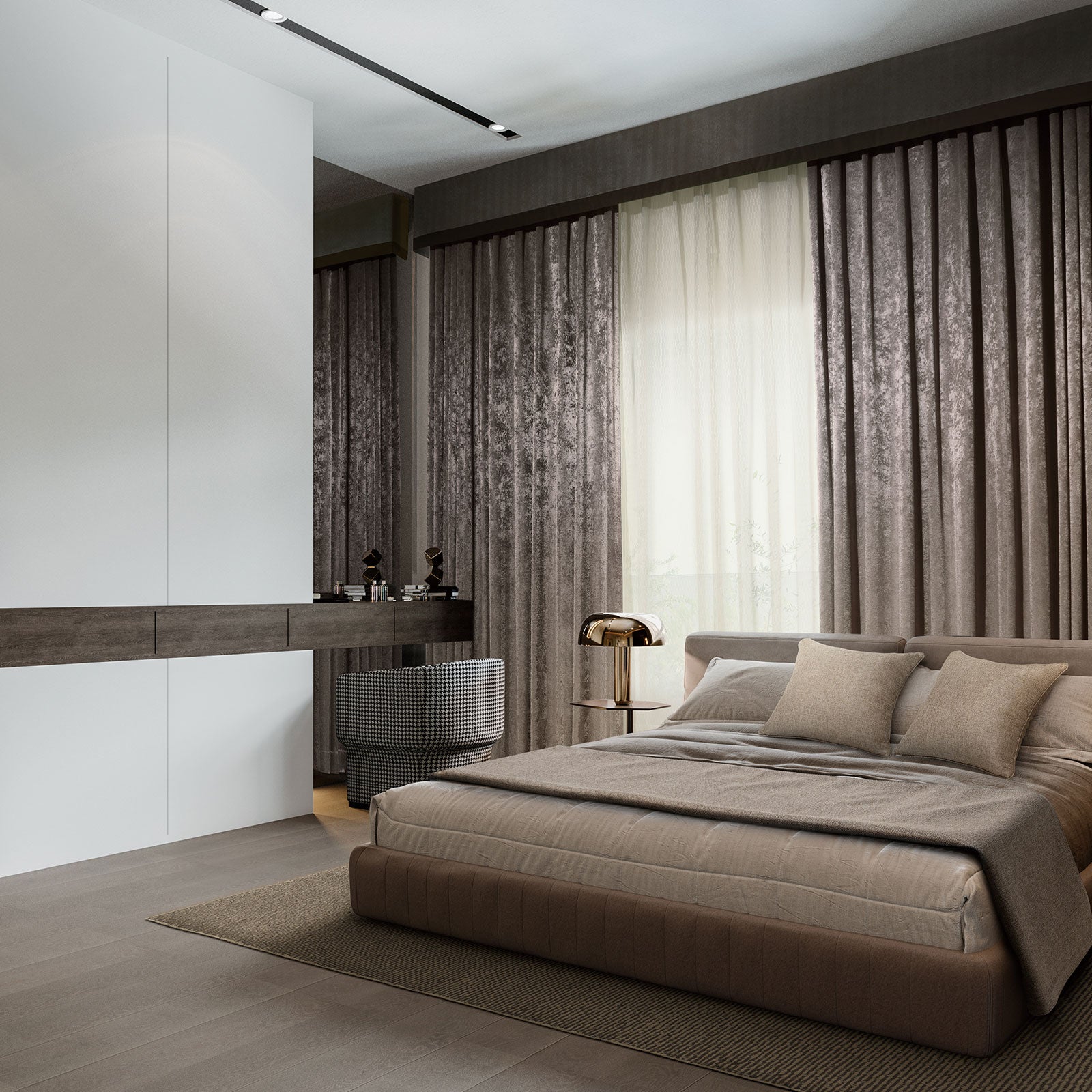 D-8268 Sun shadow（遮光1級）｜株式会社スミノエ インテリア