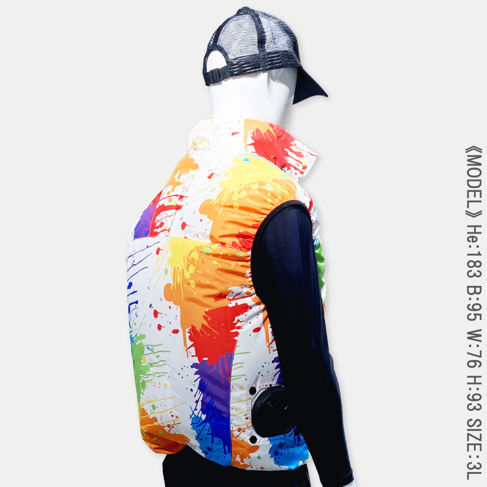 サンエス LOUDMOUTH×空調風神服® コラボウェア ベスト KF92582